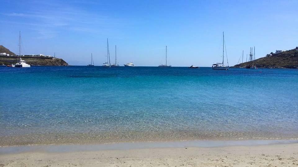 Magical Ornos! Beach House!Beach 1' Walk-Mykonos Town 2Km Екстер'єр фото