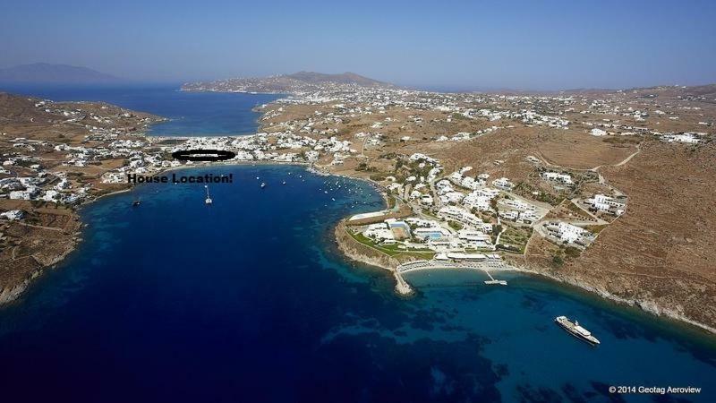 Magical Ornos! Beach House!Beach 1' Walk-Mykonos Town 2Km Екстер'єр фото