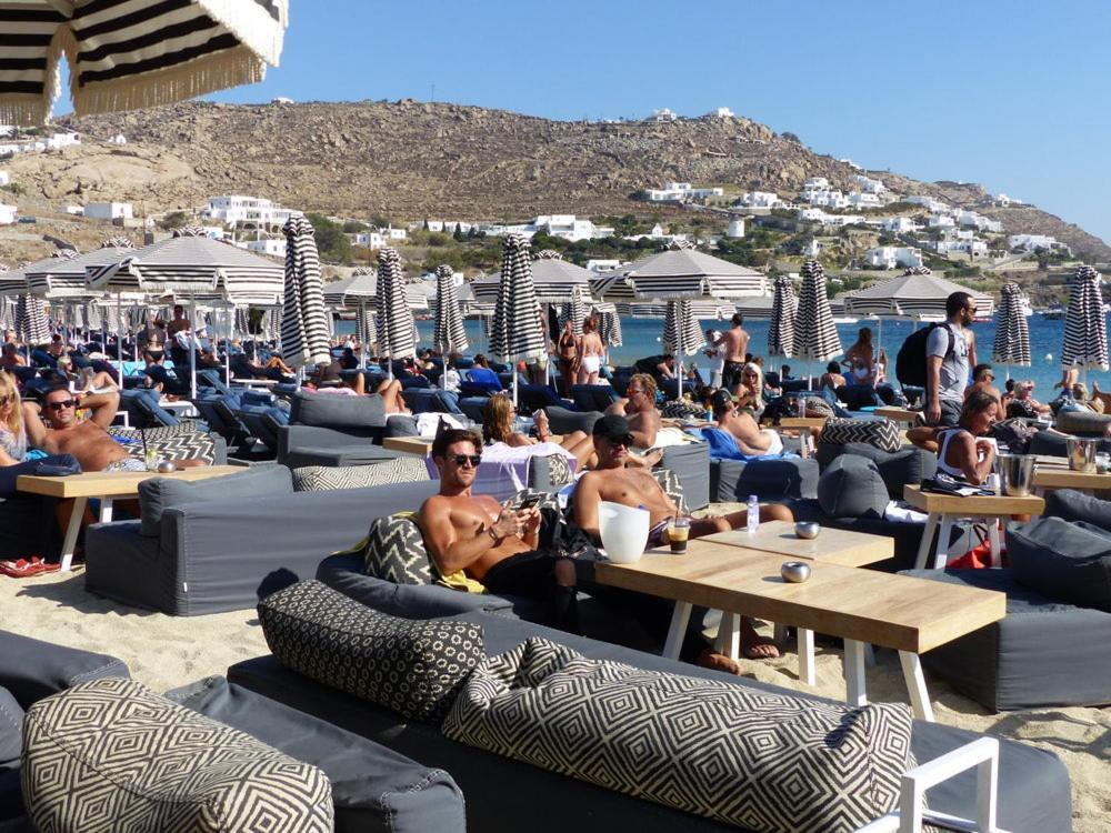 Magical Ornos! Beach House!Beach 1' Walk-Mykonos Town 2Km Екстер'єр фото