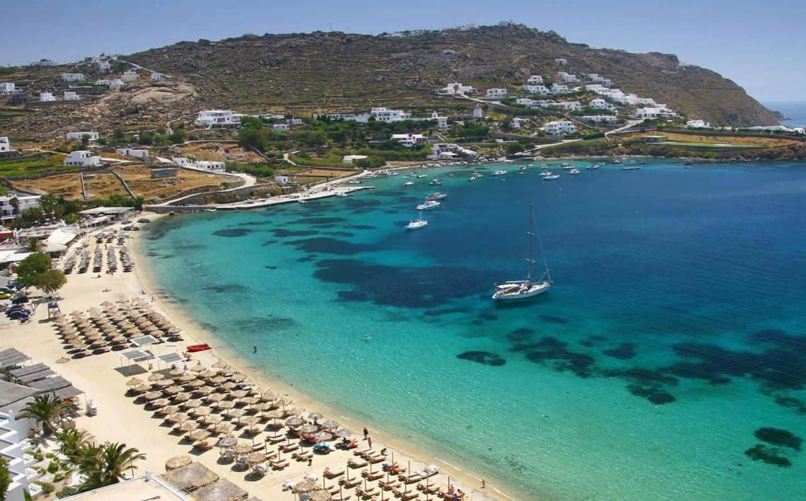 Magical Ornos! Beach House!Beach 1' Walk-Mykonos Town 2Km Екстер'єр фото